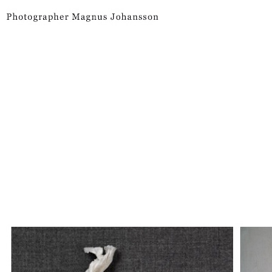 Fotograf Magnus Johansson – Hemsida Version 3